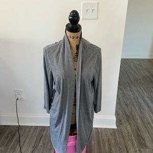 White House Black Market Heather Gray Cardigan